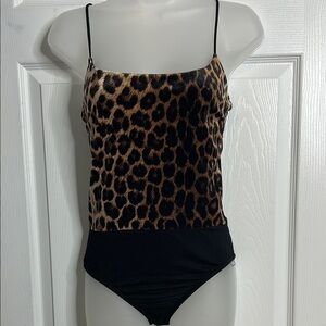 Nasty Gal Leopard Print One Piece Snap Closure 2